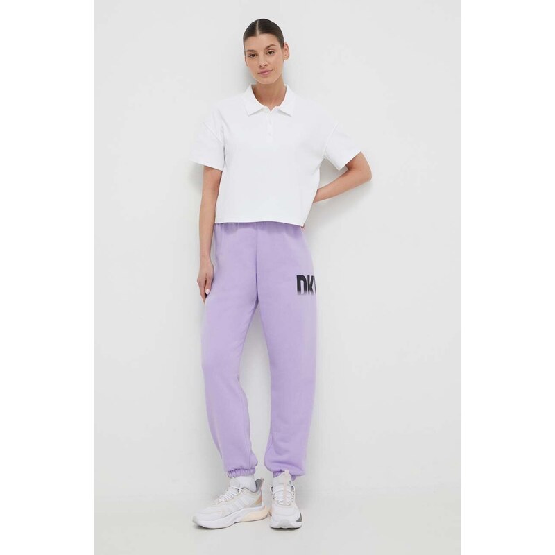 Polo tričko Dkny béžová barva, DP3T9642