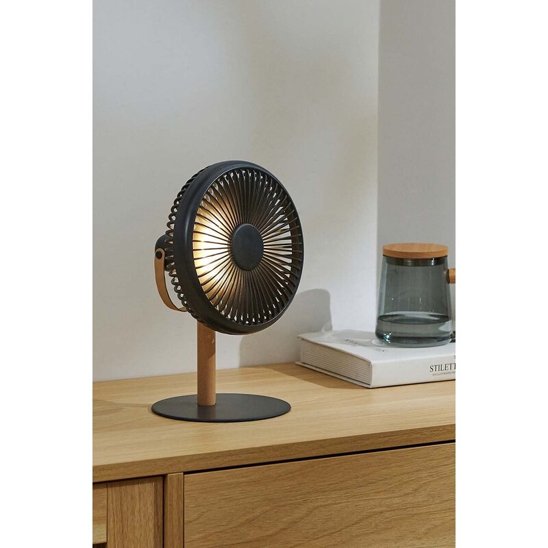 Ventilátor a stolní lampa 2v1 Gingko Design Beyond