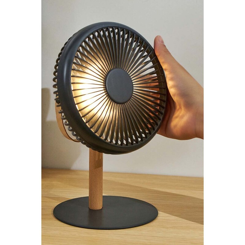 Ventilátor a stolní lampa 2v1 Gingko Design Beyond