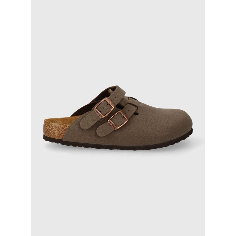 Pantofle Birkenstock Kay Kids BFBC hnědá barva