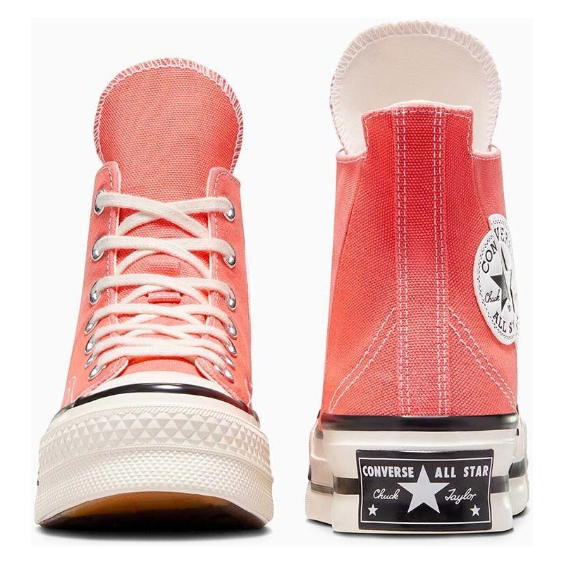 Kecky Converse Chuck 70 Plus dámské, oranžová barva, A06432C