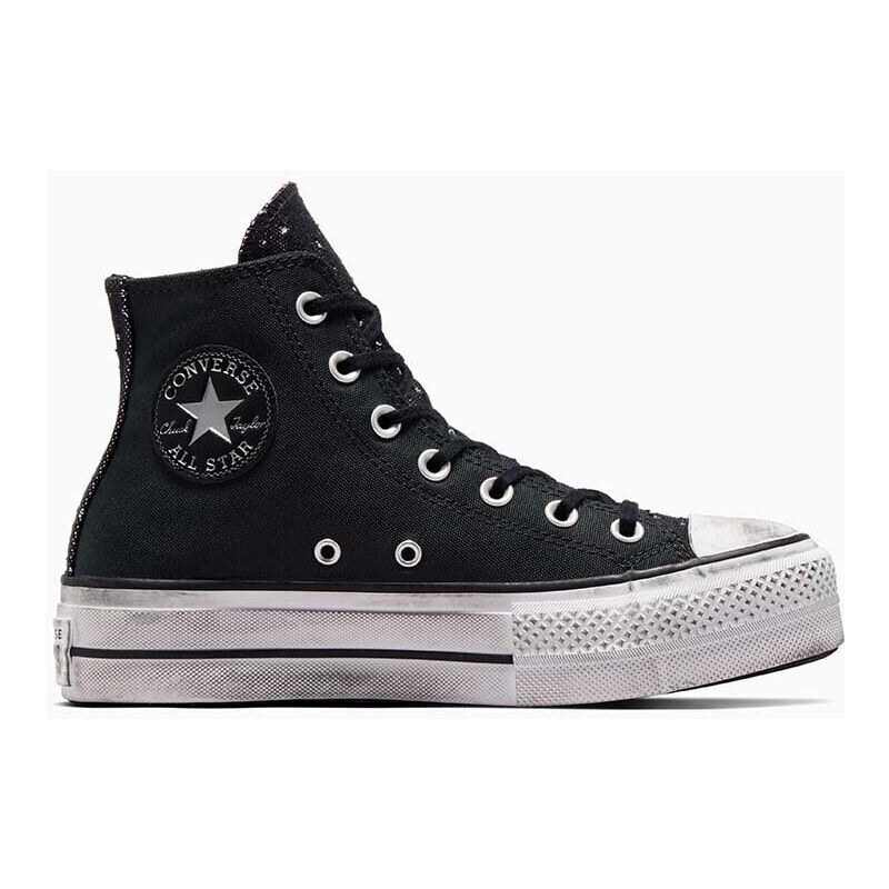 Kecky Converse Chuck Taylor All Star Lift dámské, černá barva, A06450C