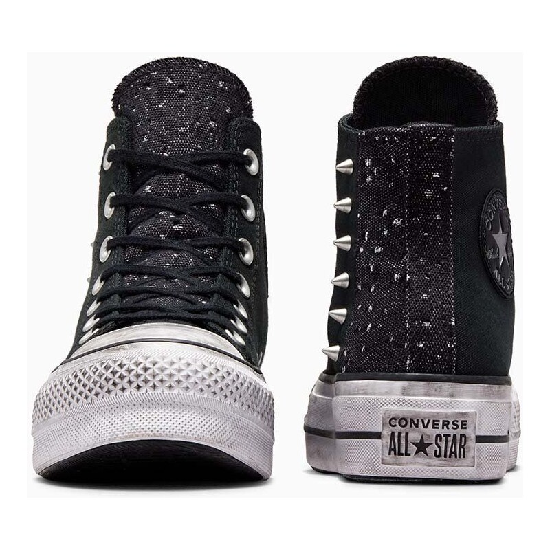 Kecky Converse Chuck Taylor All Star Lift dámské, černá barva, A06450C