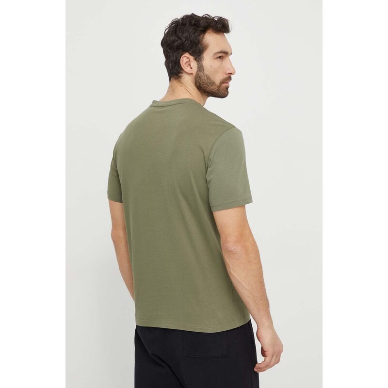 Bavlněné tričko Napapijri Salis zelená barva, NP0A4H8DGAE1