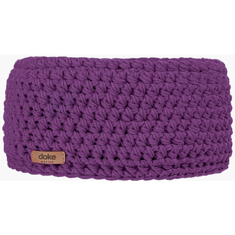 DOKE Merino háčkovaná čelenka viola 108835217