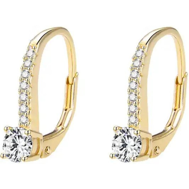 Olivie Stříbrné náušnice LOTA GOLD 8331 89679573