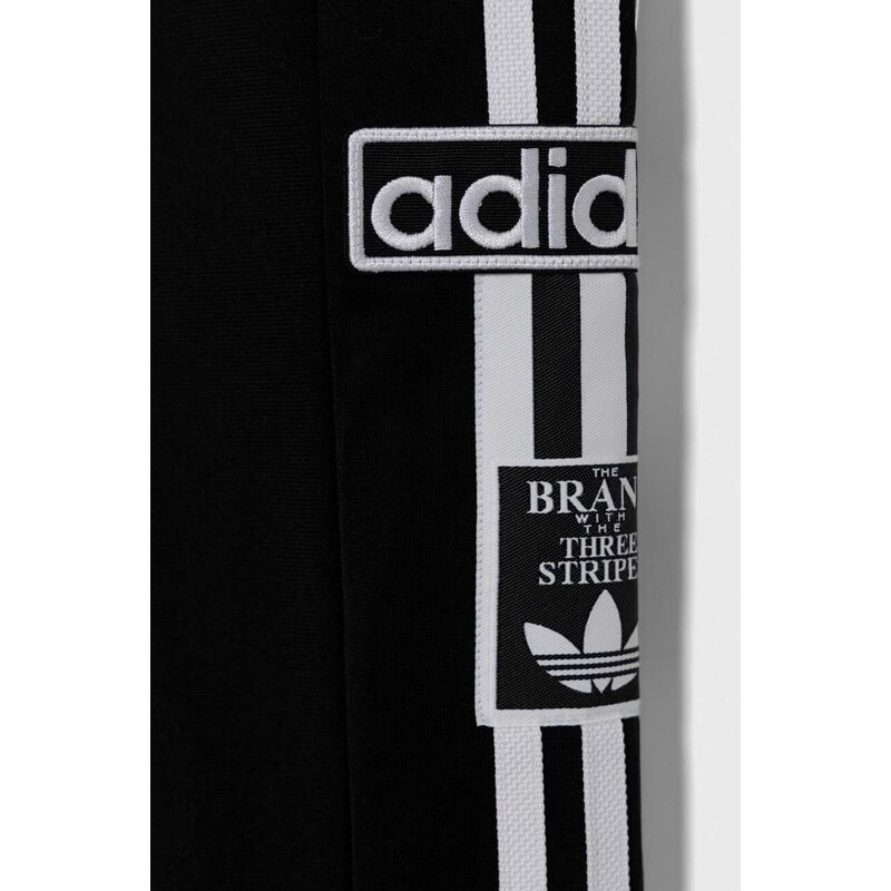 Dětské tepláky adidas Originals černá barva, s aplikací