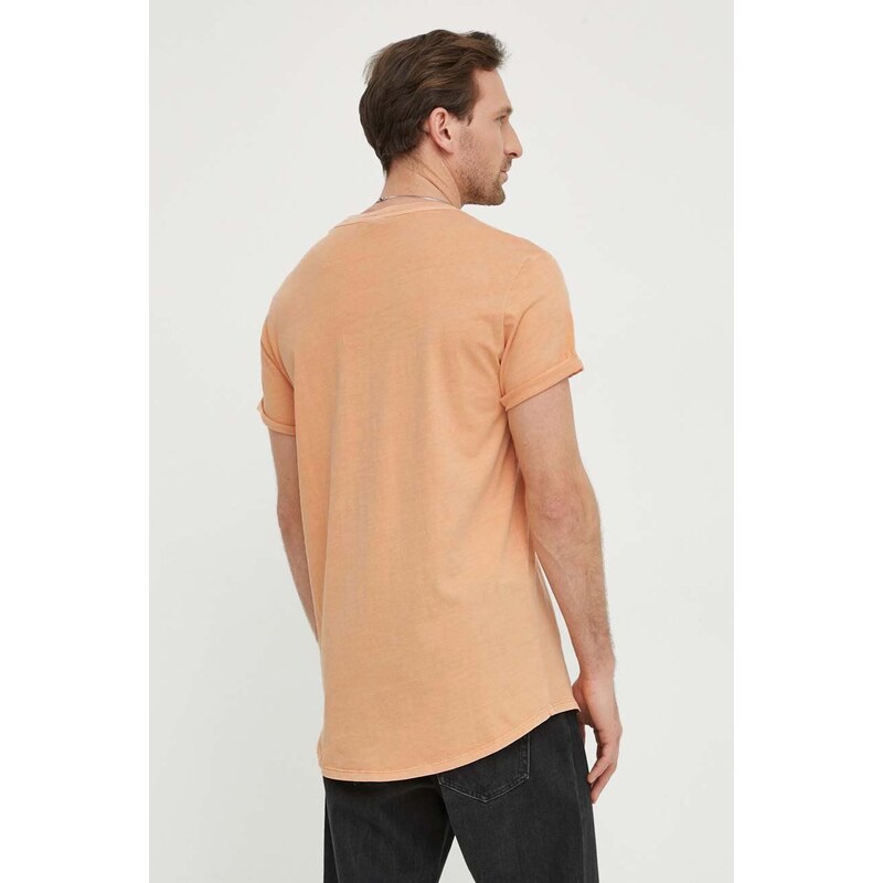 Bavlněné tričko G-Star Raw x Sofi Tukker oranžová barva