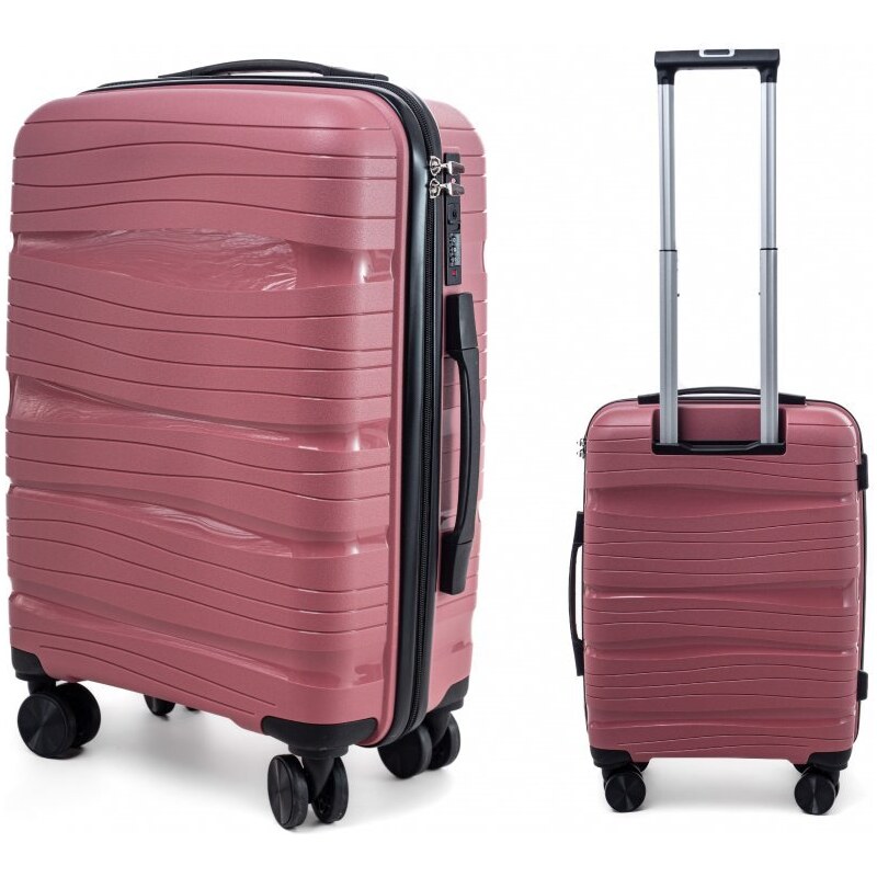 Cestovní kufr RGL – PP3 růžová - střední
