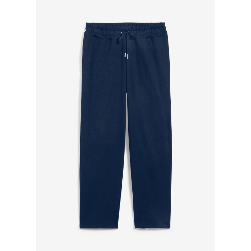 bonprix Essential teplákové kalhoty, volný střih Modrá