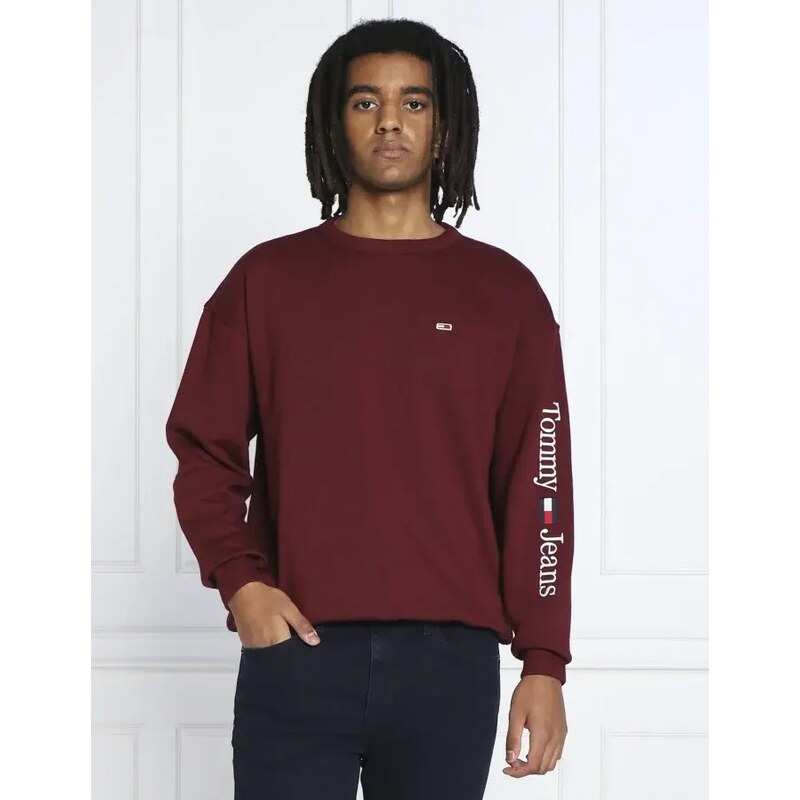 Tommy Jeans Mikina LINEAR PLACEMENT | Regular Fit