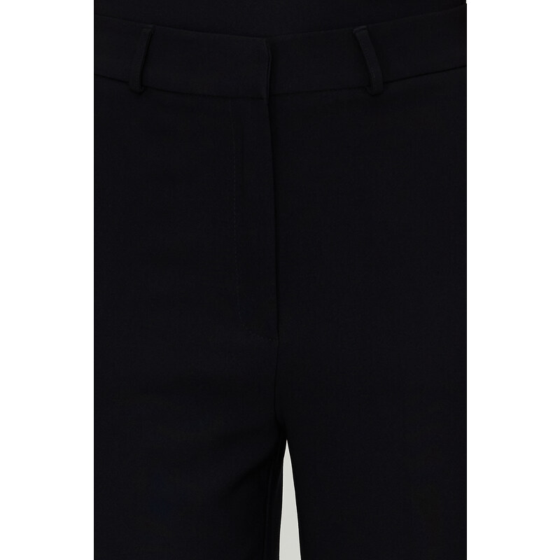 Trendyol Black Bootcut/High Cuff Woven Trousers