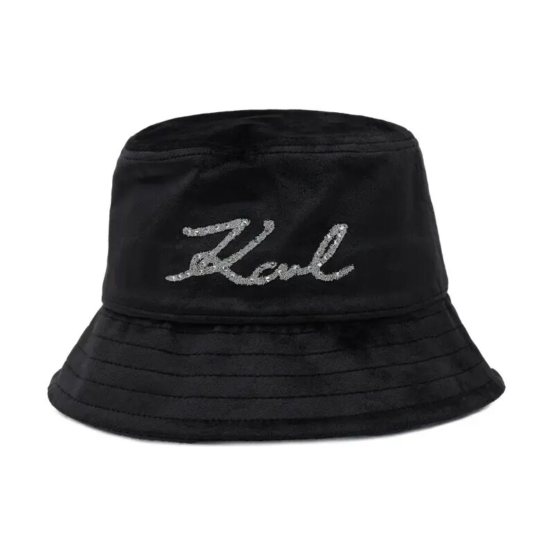 Karl Lagerfeld Klobouk k/signature velvet