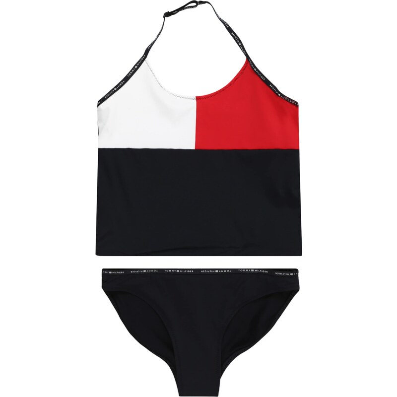 Tommy Hilfiger Underwear Bikiny noční modrá / světle červená / bílá