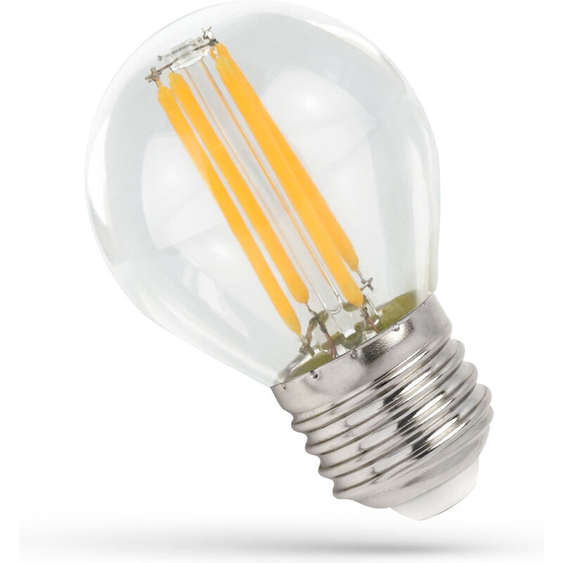 Spectrum LED LED filament žárovka BALL G45 E27 6W 1800K 540 lm