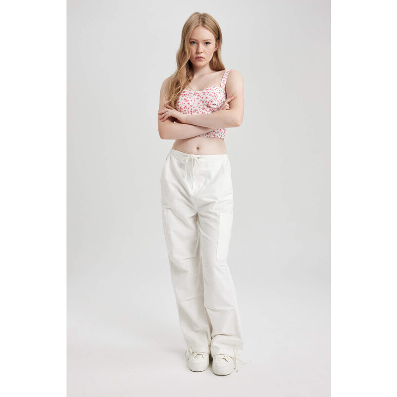 DEFACTO Cool Parachute Gabardine Cotton Pants