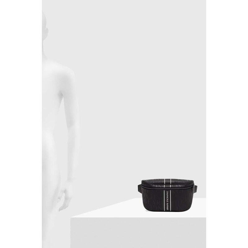 Ledvinka Armani Exchange černá barva, 952398 CC831