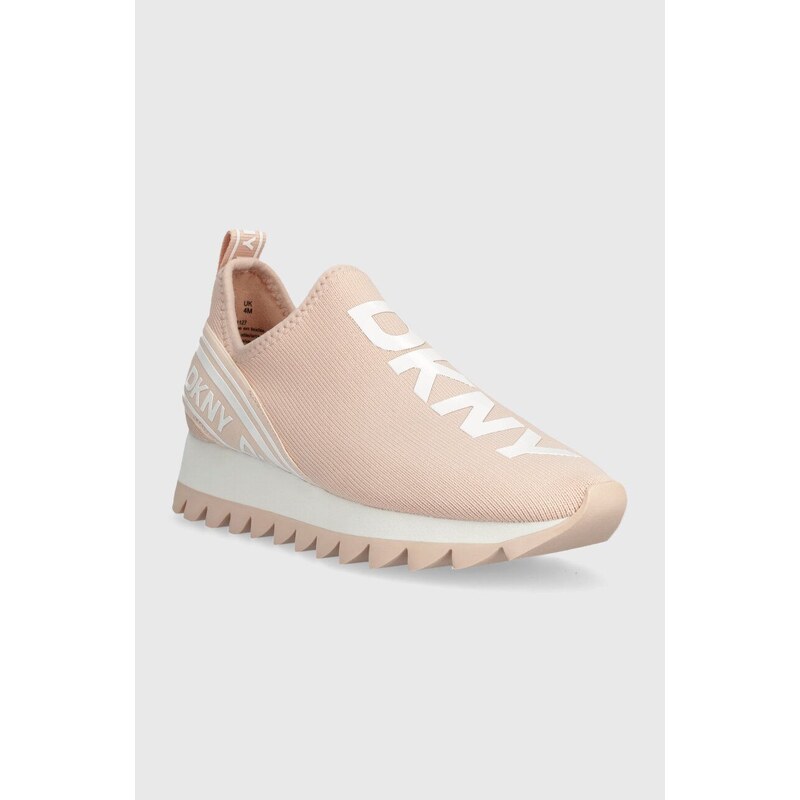 Sneakers boty Dkny ABBI růžová barva, K1421737