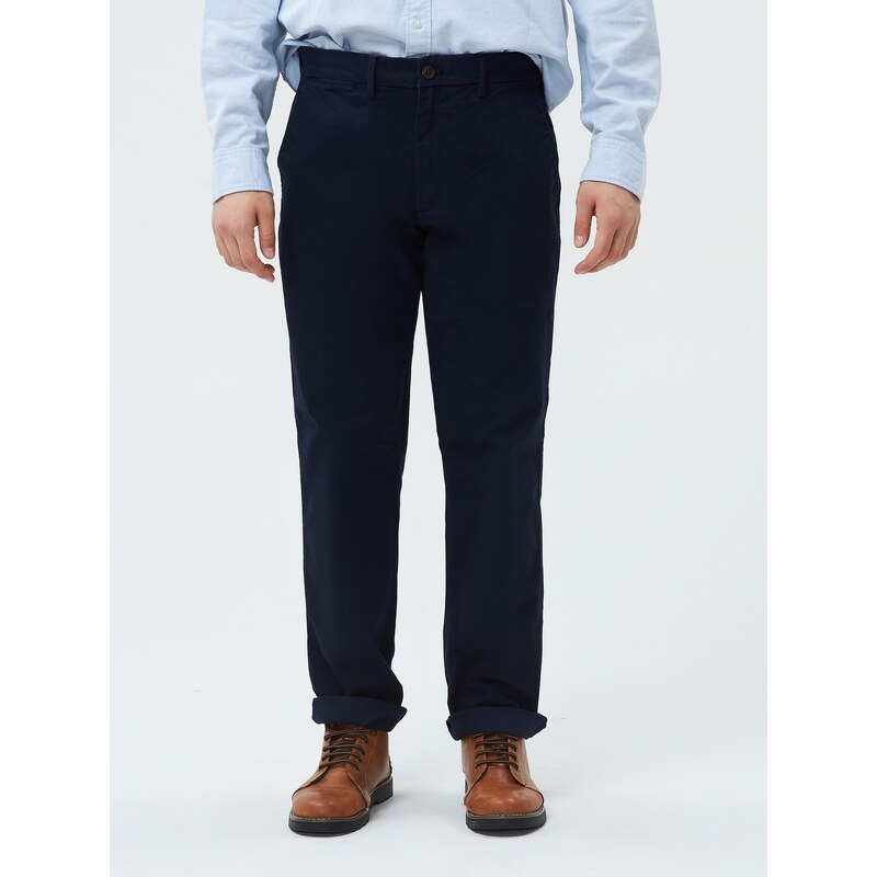 Pánské Kalhoty essential khaki straight fit GapFlex GAP 500359