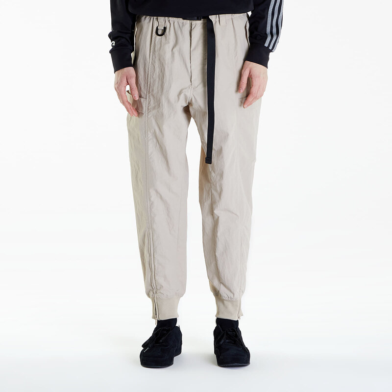 Pánské plátěné kalhoty Y-3 Crinkle Nylon Cuffed Pants Clay Brown