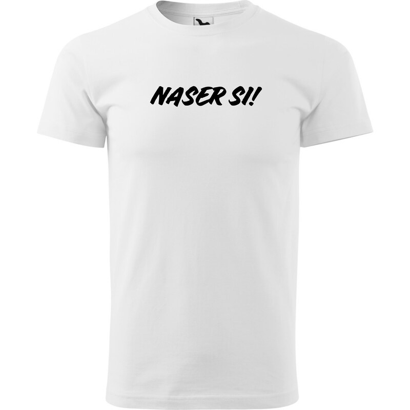 Fenomeno Pánské tričko Naser si - bílé