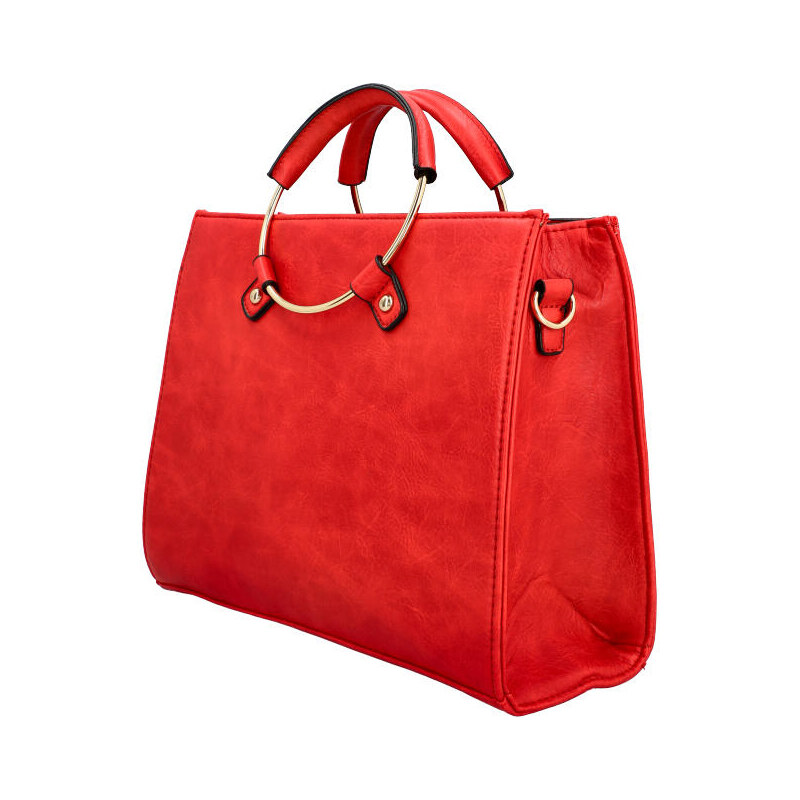 Beast Style Moderní dámská kabelka do ruky Beast červená
