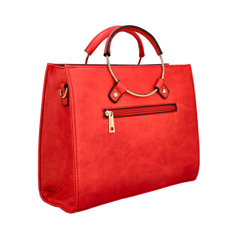 Beast Style Moderní dámská kabelka do ruky Beast červená