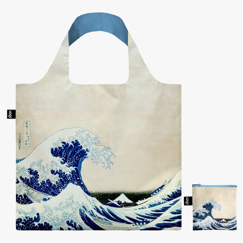 Skládací nákupní taška LOQI KATSUSHIKA HOKUSAI The Great Wave