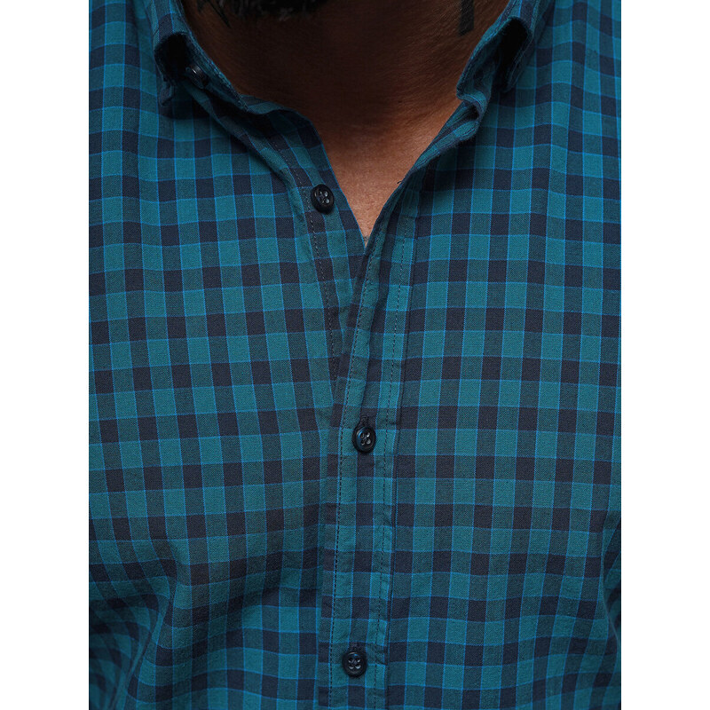 Pánská Košile Modrá OZONEE O/V96