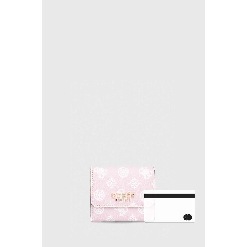 Peněženka Guess LAUREL růžová barva, SWPG85 00440