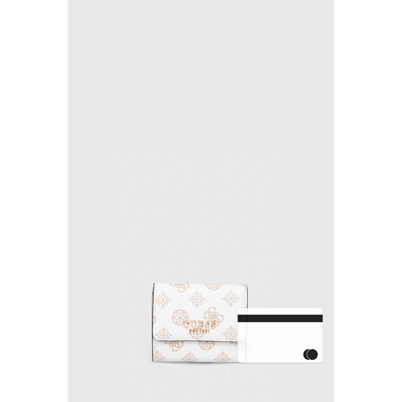 Peněženka Guess LAUREL bílá barva, SWPG85 00440