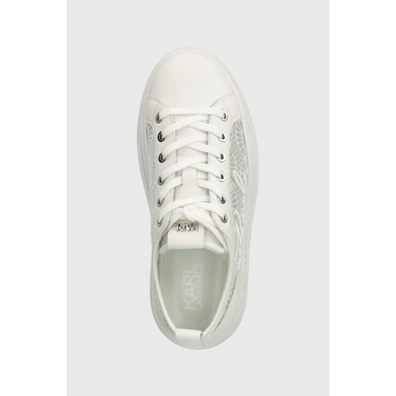 Sneakers boty Karl Lagerfeld KOBO III bílá barva, KL65028