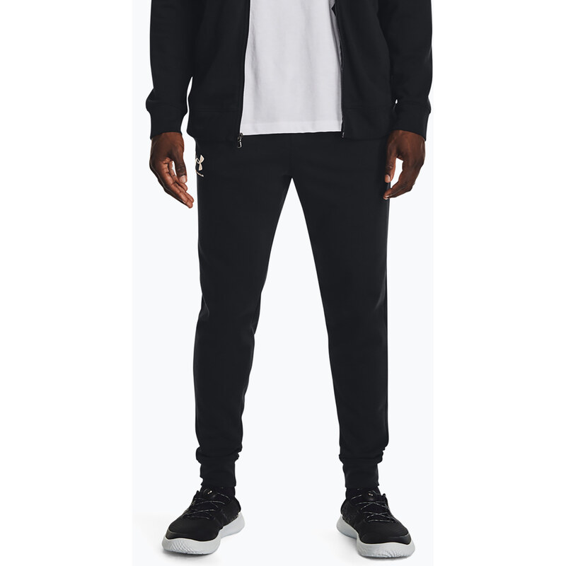 Pánské kalhoty Under Armour Rival Terry Jogger black/onyx white