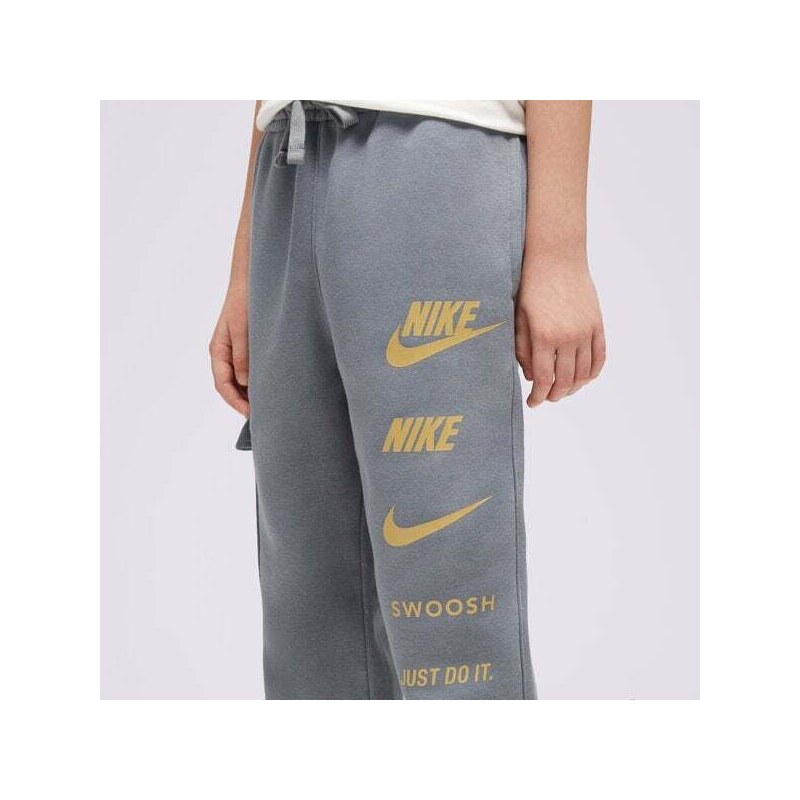 Nike Kalhoty B Nsw Si Flc Cargo Bb Boy Dítě Oblečení Kalhoty FN7712-065