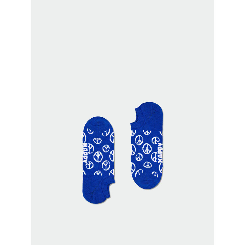Happy Socks 3-Pack Blue Peace No Show (navy)modrá