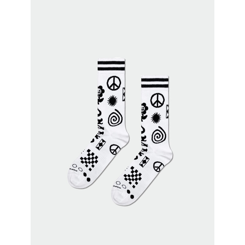Happy Socks Random Rave (white)bílá