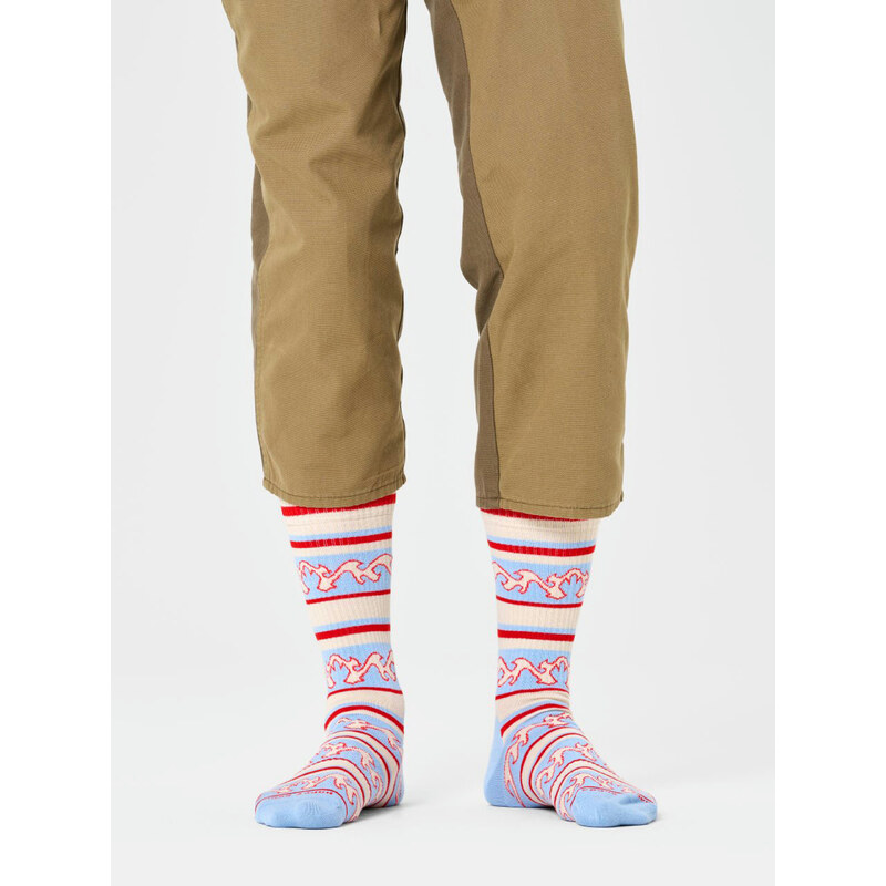 Happy Socks Flaming Stripe (beige)béžová
