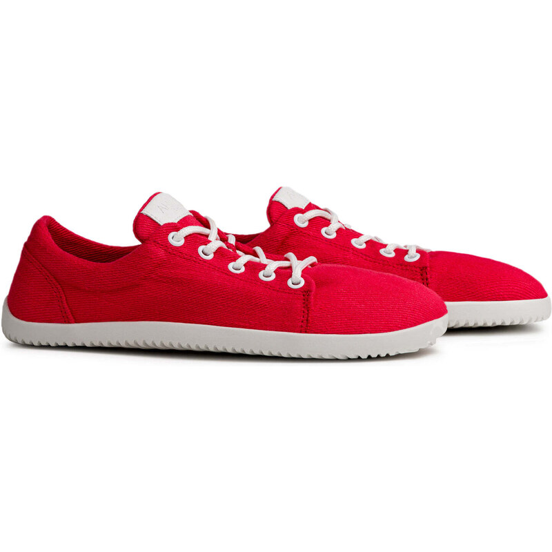 Ahinsa shoes Dámské barefoot tenisky Vida Hemp Red