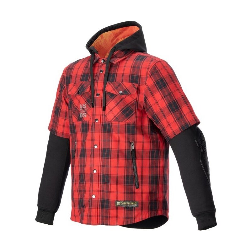 Košile MO.ST.EQ TARTAN ALPINESTARS red 2024