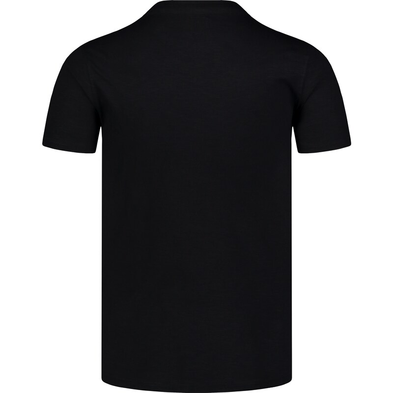 Nordblanc Černé pánské bavlněné tričko BOULEVARD