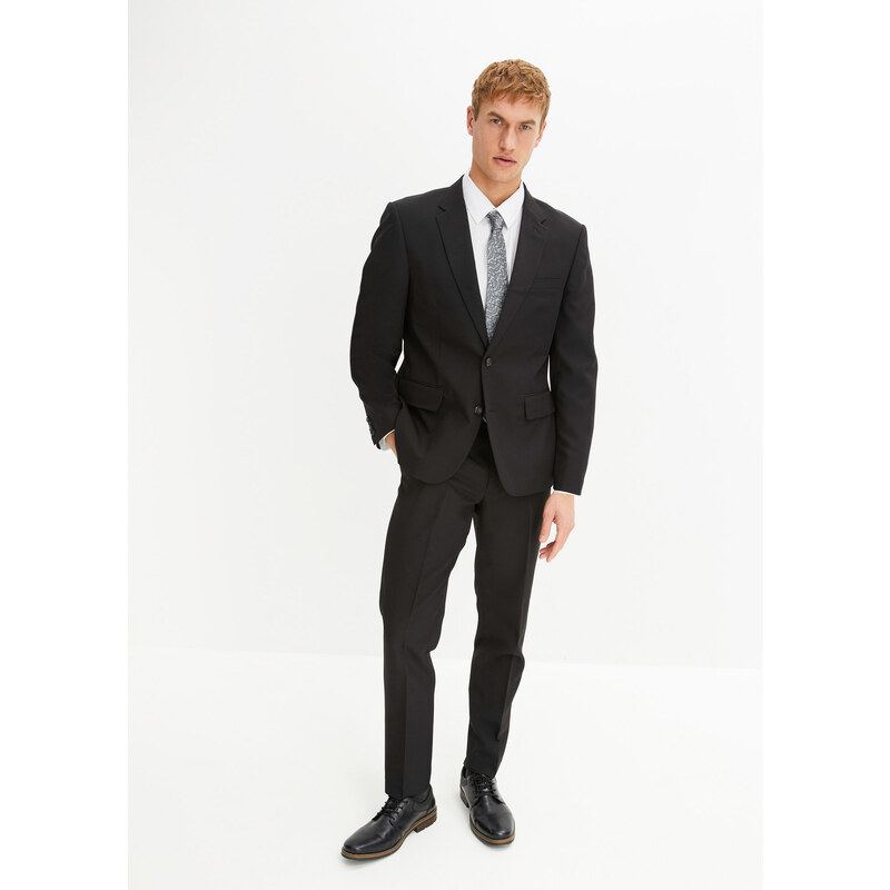 bonprix 4dílný oblek ve střihu Slim Fit: sako, kalhoty, košile, 89689896