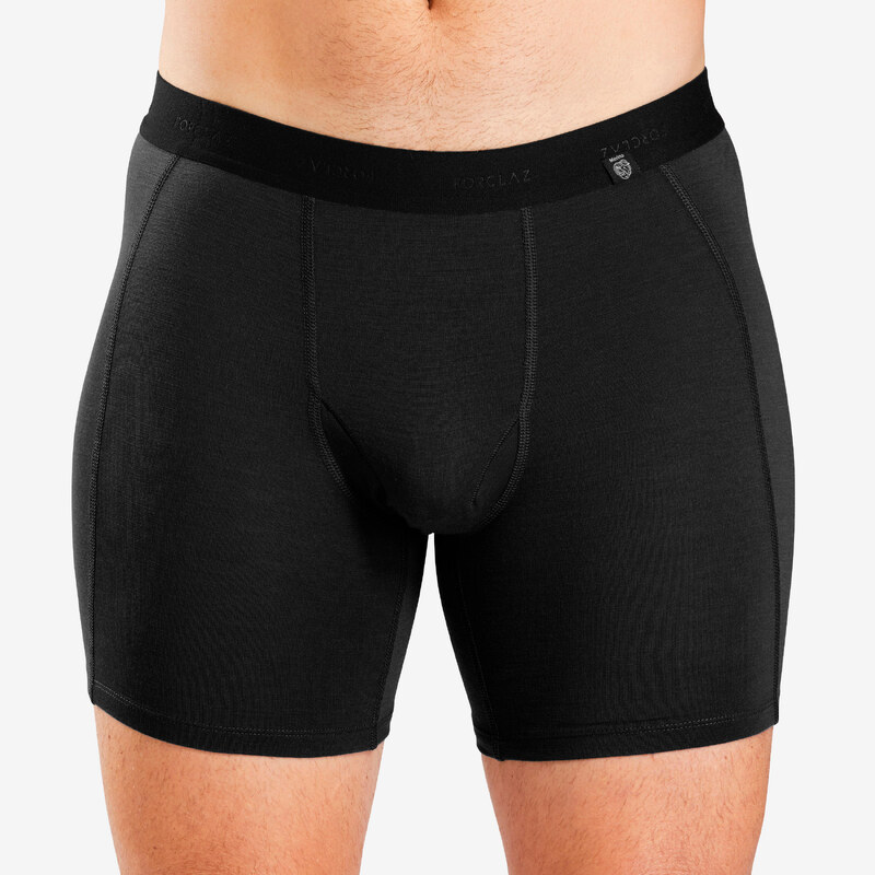 FORCLAZ Pánské turistické merino boxerky MT 500