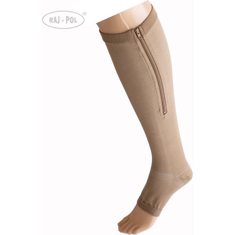 Raj-Pol Woman's Knee Socks With Zipper 1 Grade