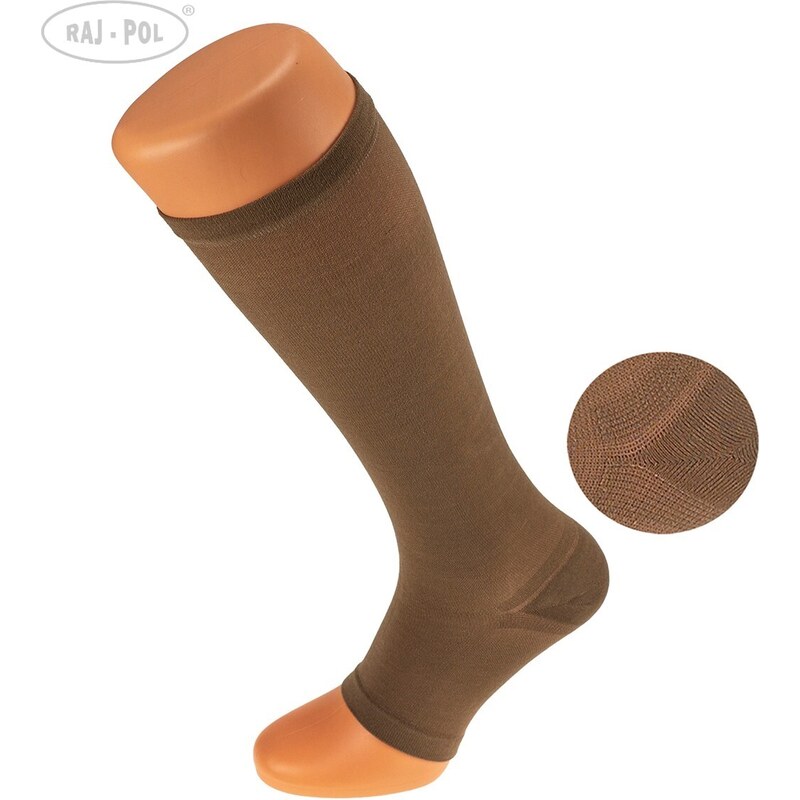 Raj-Pol Woman's Knee Socks Without Zipper 3 Grade