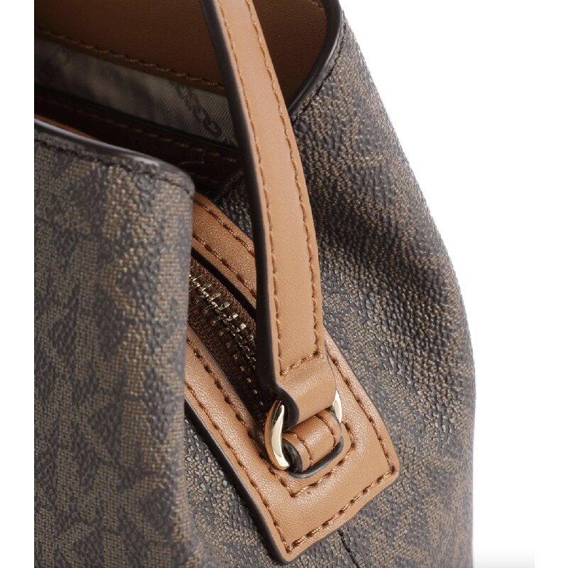 Kabelka Michael Kors Kensington crossbody logo brown hnědá