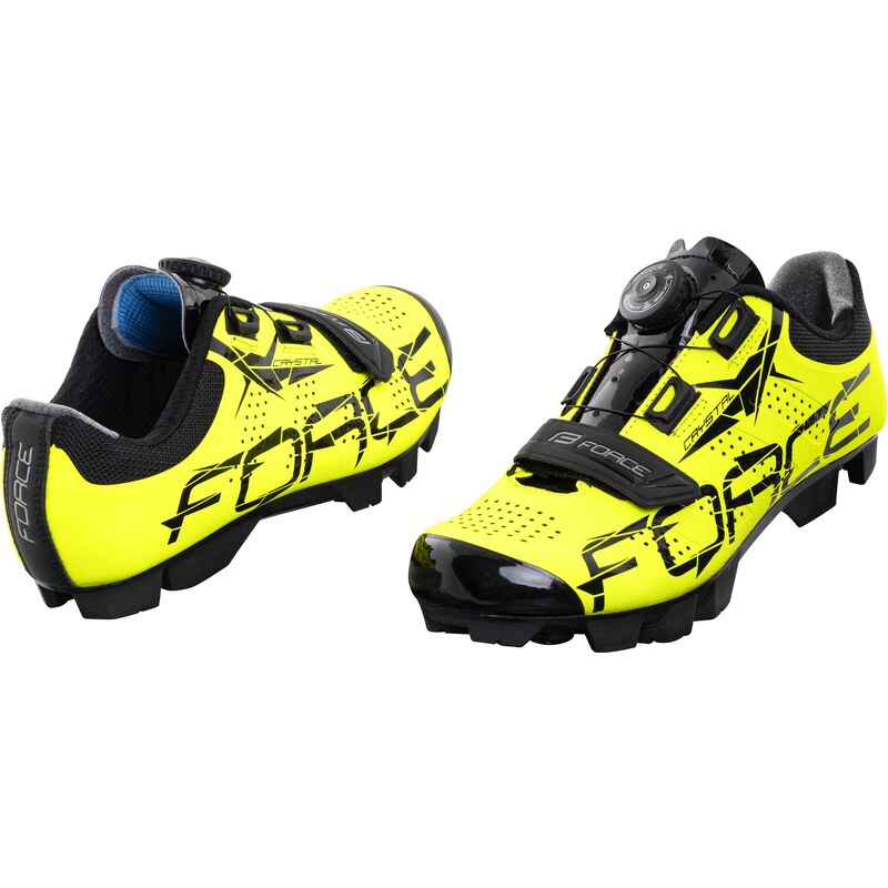 Tretry FORCE MTB CRYSTAL, fluo