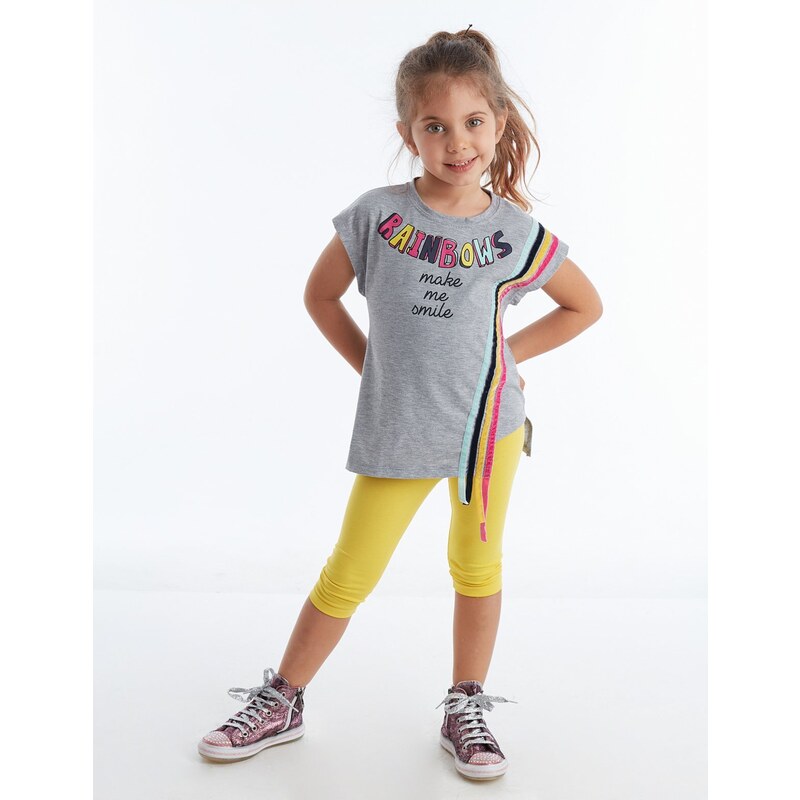 mshb&g Rainbows Girls Kids Tunic Leggings Suit