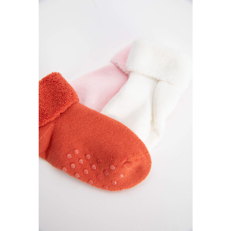 DEFACTO BabyGirl 3 piece Terry Socks