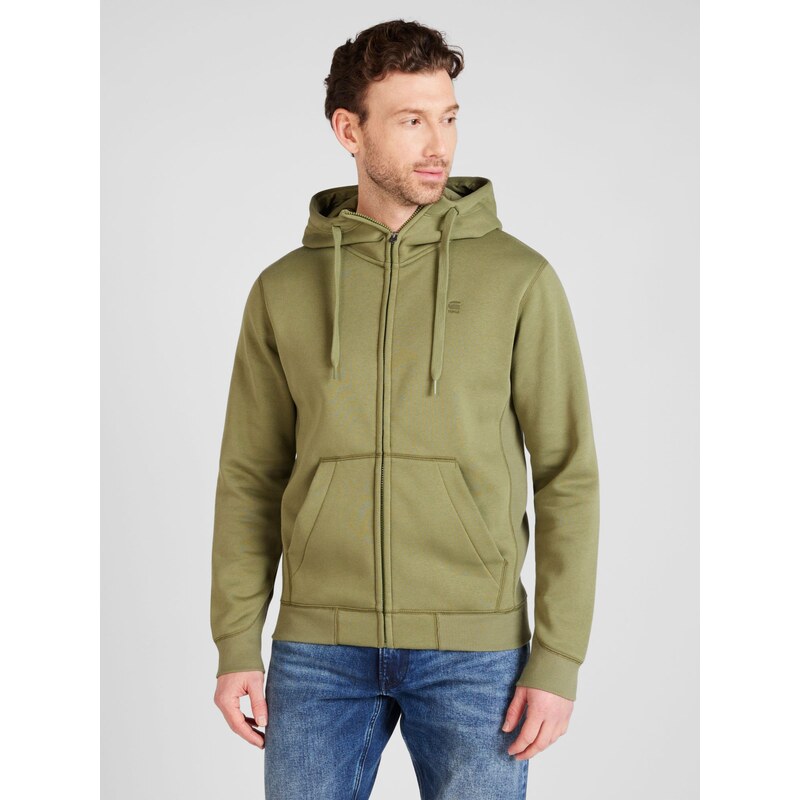 G-Star RAW Mikina 'Premium Core' khaki