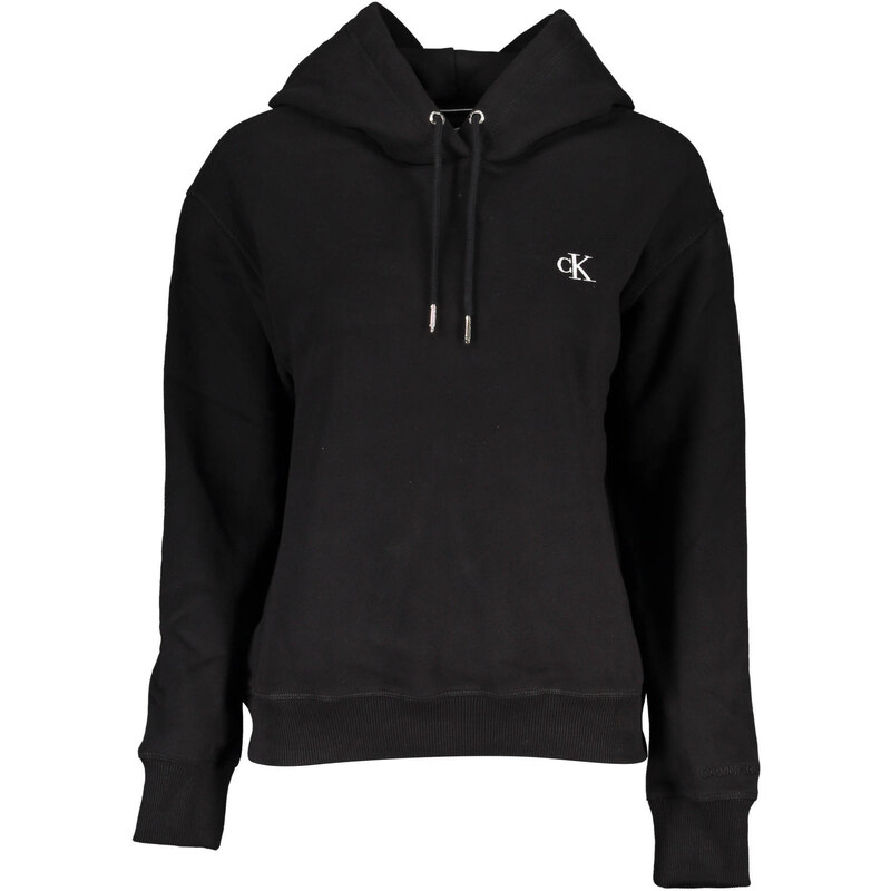 Černá mMikina Calvin Klein bez zipu
